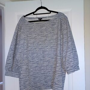 Talbot's 3X Top with pleated sleeves